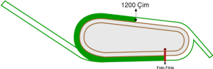 Bursa Osmangazi Hipodromu 1200 metre Çim Pist